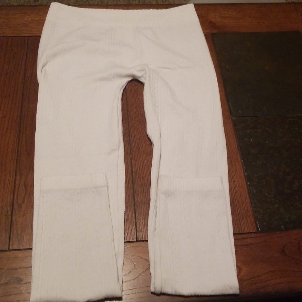 White leggings